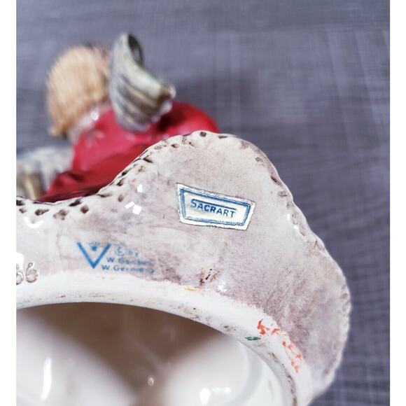 Goebel Germany Vintage 1966 Angel FIGURE Candle Holder HX328 WITHOUT MUSIC BOX - Picture 7 of 8